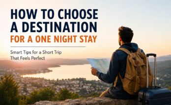 How to Choose a Destination for a One Night Stay
