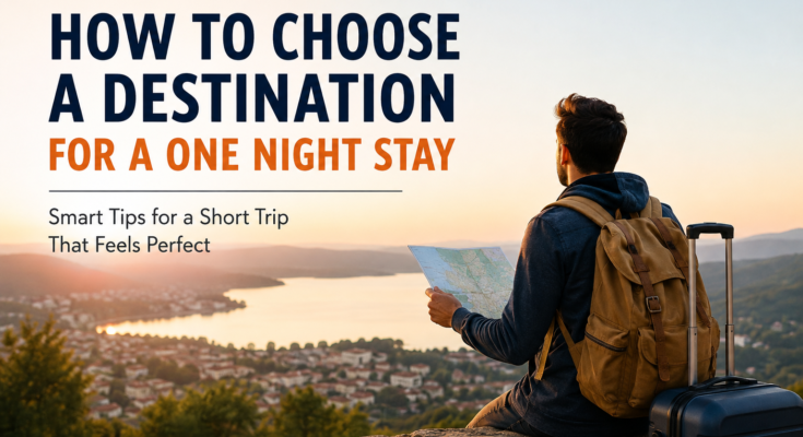 How to Choose a Destination for a One Night Stay