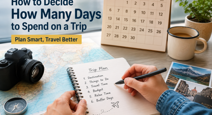 How to Decide How Many Days to Spend on a Trip