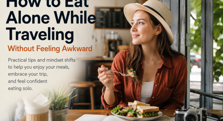 How to Eat Alone While Traveling Without Feeling Awkward