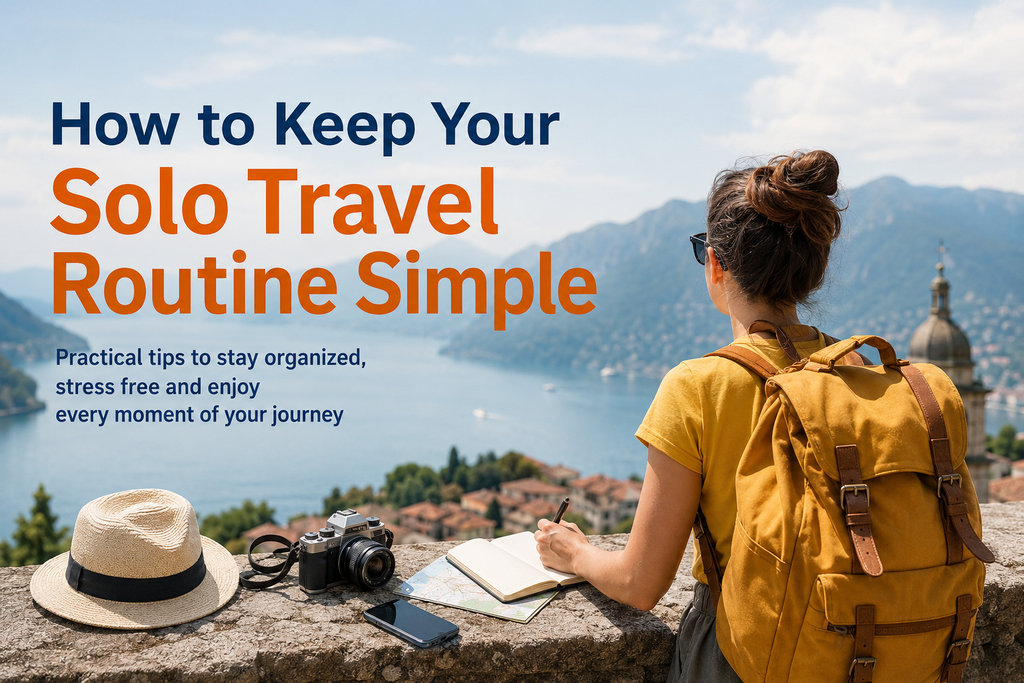 How to Keep Your Solo Travel Routine Simple