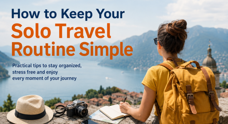 How to Keep Your Solo Travel Routine Simple