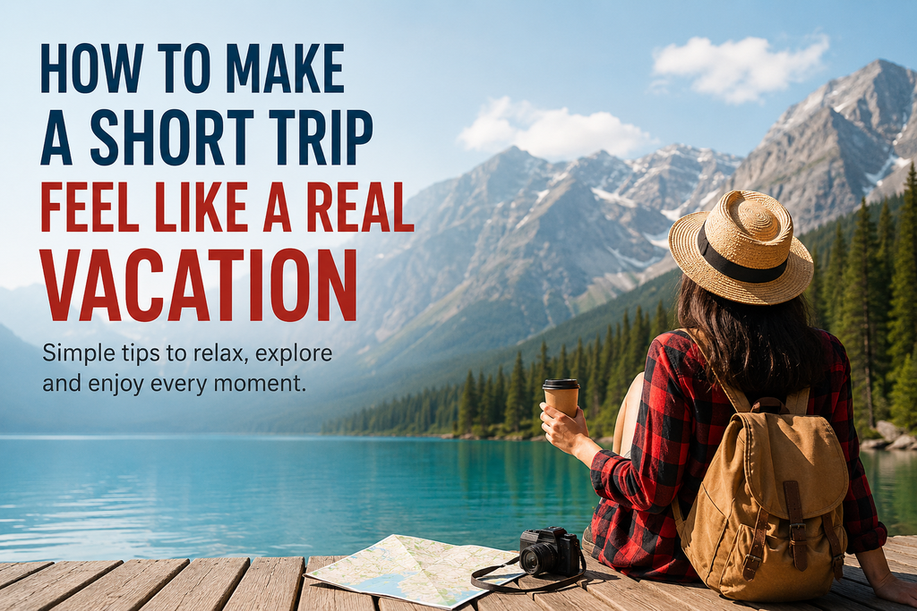 How to Make a Short Trip Feel Like a Real Vacation