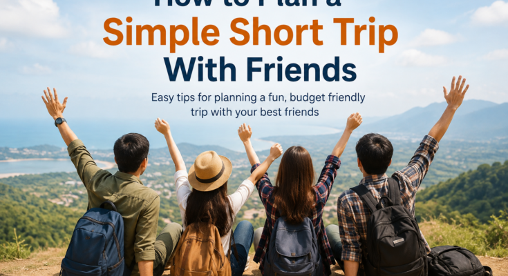 How to Plan a Simple Short Trip With Friends