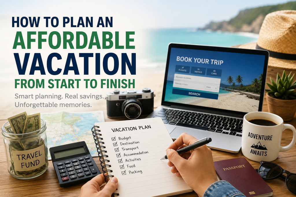 How to Plan an Affordable Vacation From Start to Finish
