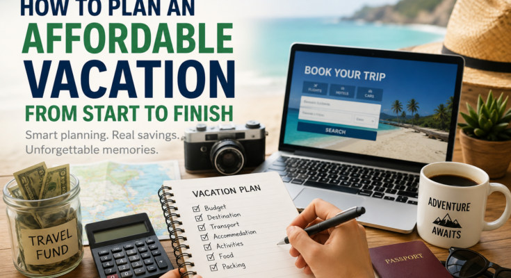 How to Plan an Affordable Vacation From Start to Finish