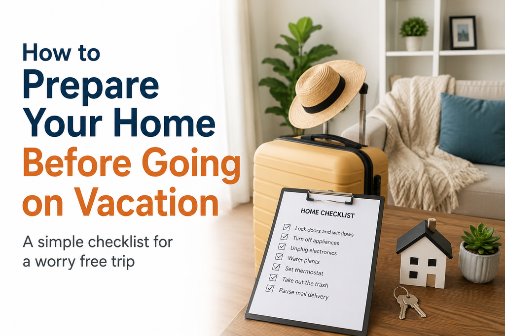 How to Prepare Your Home Before Going on Vacation