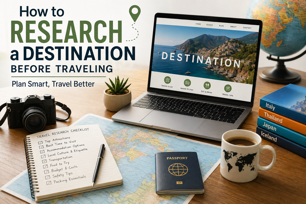 How to Research a Destination Before Traveling