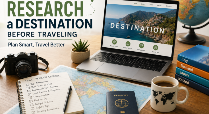 How to Research a Destination Before Traveling