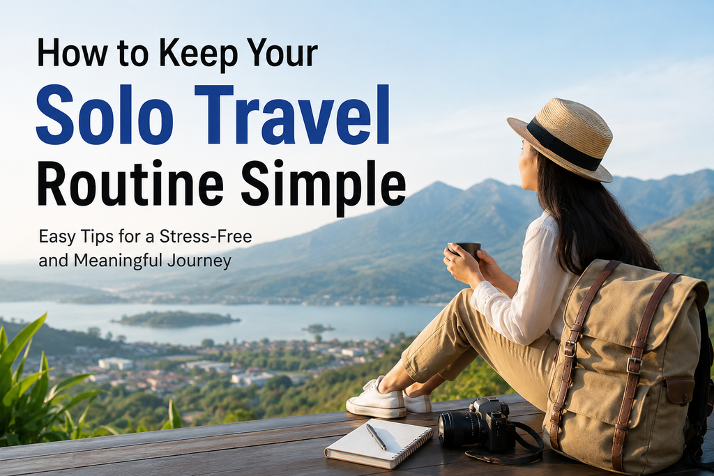 How to Travel Alone Without Overplanning Everything