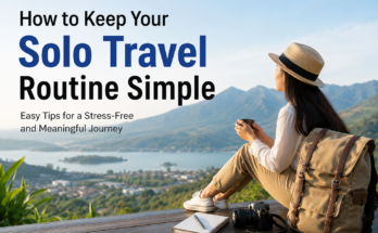 How to Travel Alone Without Overplanning Everything
