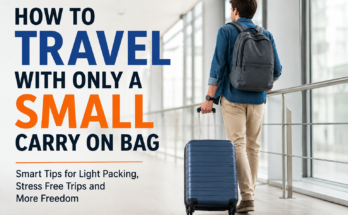 How to Travel With Only a Small Carry On Bag
