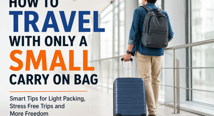How to Travel With Only a Small Carry On Bag