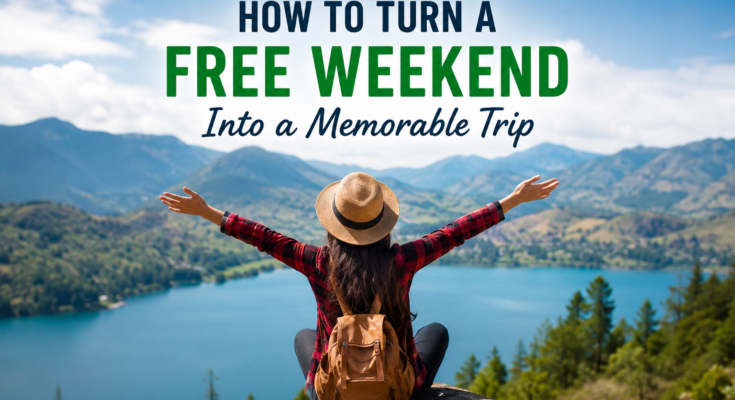 How to Turn a Free Weekend Into a Memorable Trip