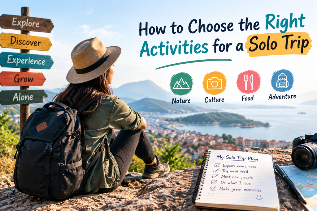 How to Choose the Right Activities for a Solo Trip