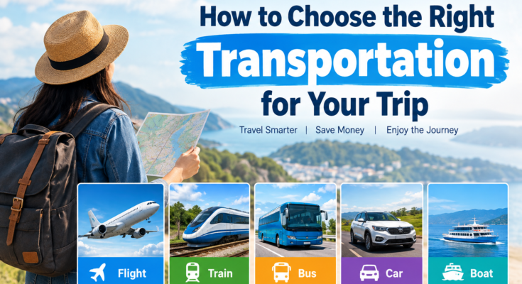 How to Choose the Right Transportation for Your Trip