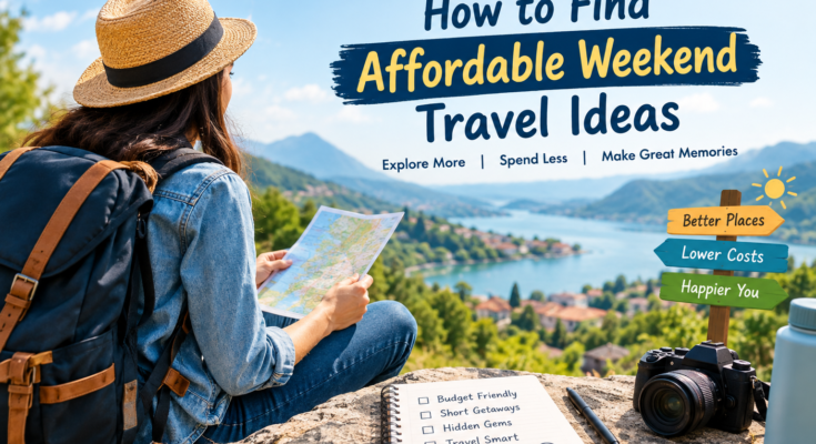 How to Find Affordable Weekend Travel Ideas