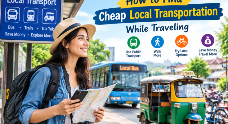 How to Find Cheap Local Transportation While Traveling