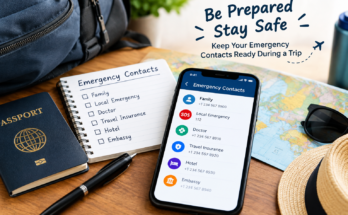 How to Keep Emergency Contacts Ready During a Trip