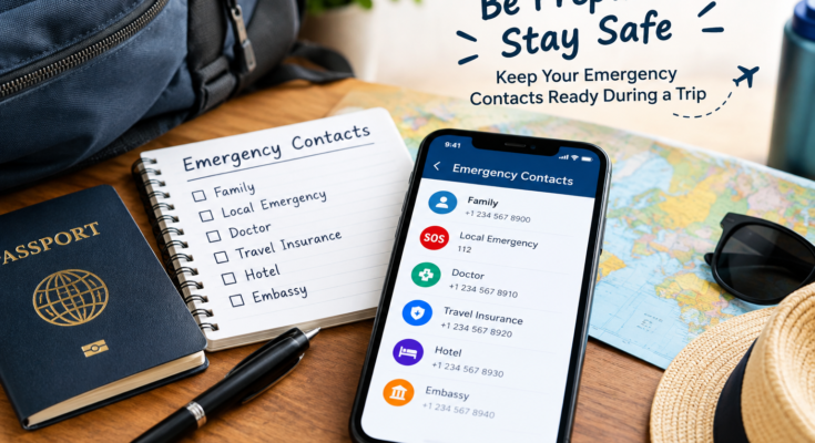 How to Keep Emergency Contacts Ready During a Trip