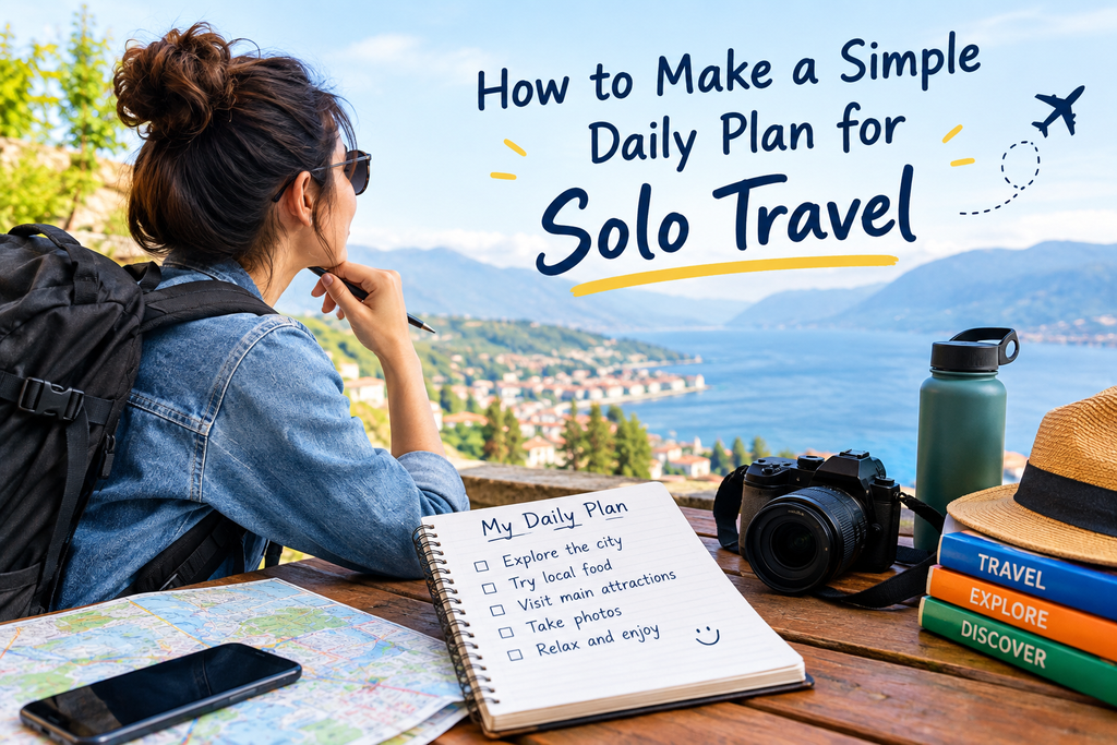 How to Make a Simple Daily Plan for Solo Travel