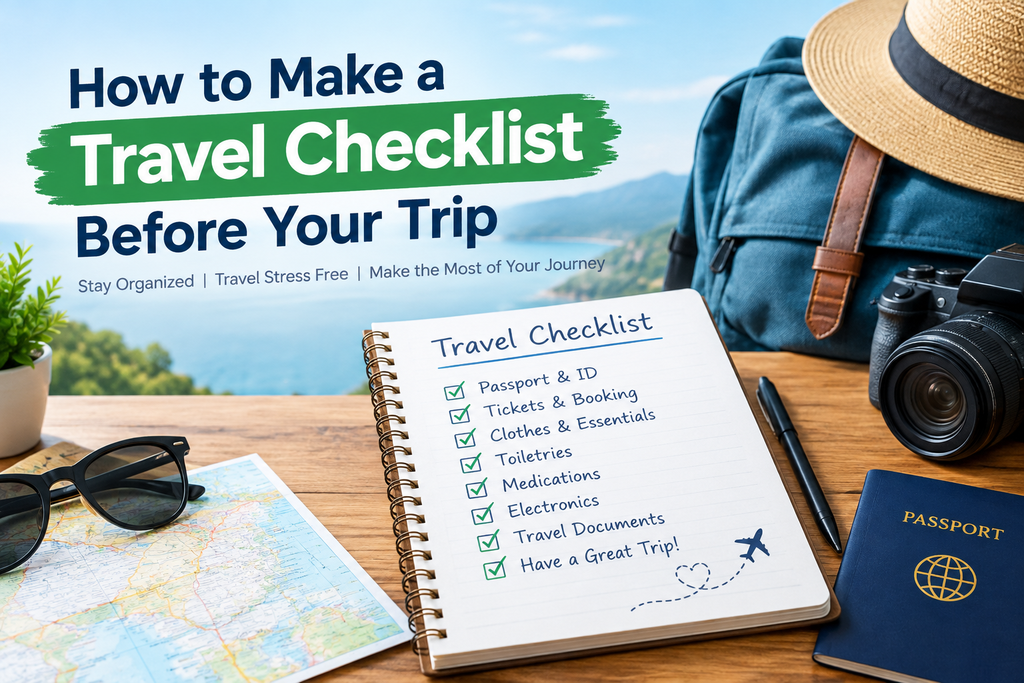 How to Make a Travel Checklist Before Your Trip
