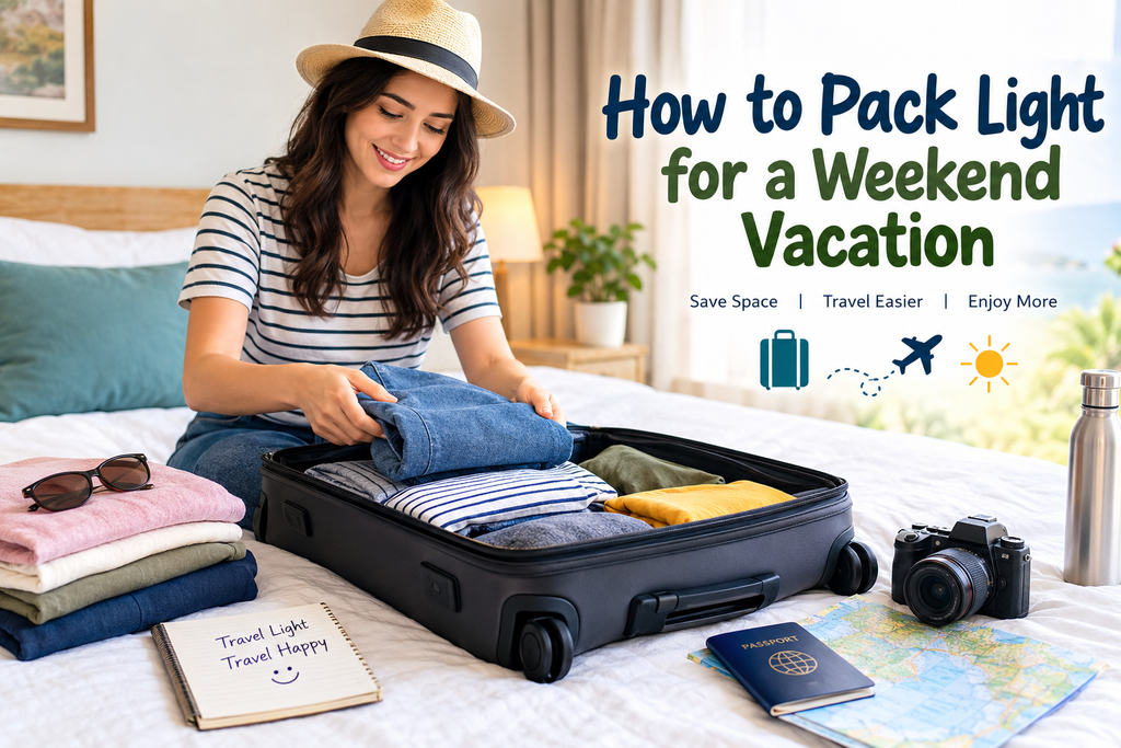 How to Pack Light for a Weekend Vacation
