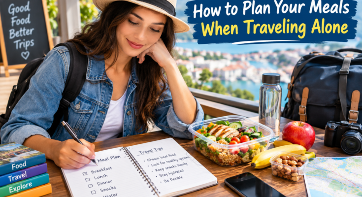 How to Plan Your Meals When Traveling Alone