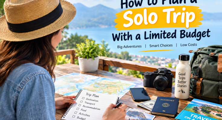 How to Plan a Solo Trip With a Limited Budget
