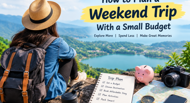 How to Plan a Weekend Trip With a Small Budget