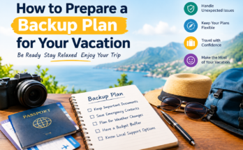 How to Prepare a Backup Plan for Your Vacation