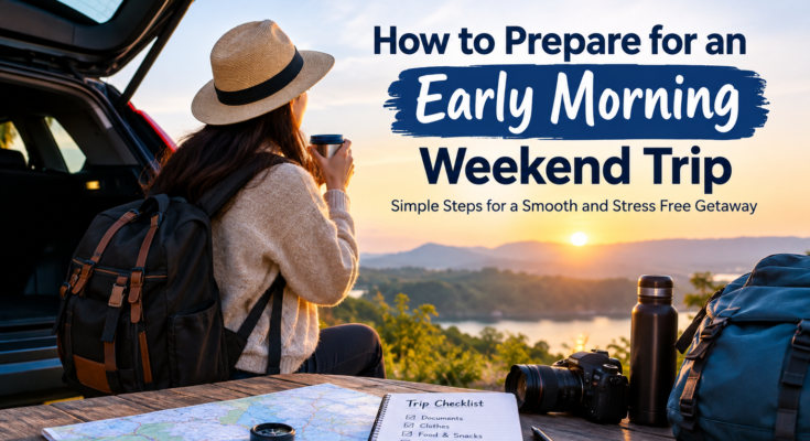 How to Prepare for an Early Morning Weekend Trip