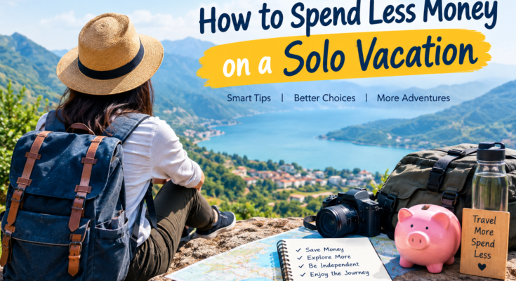 How to Spend Less Money on a Solo Vacation
