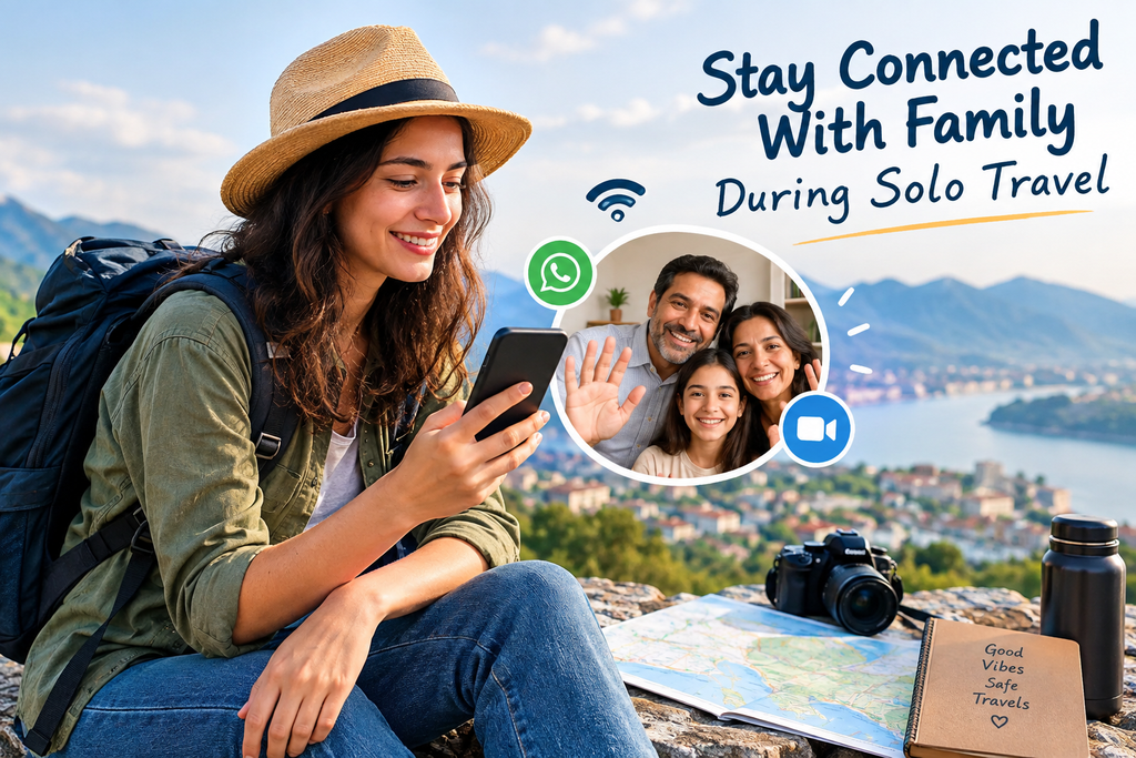 How to Stay Connected With Family During Solo Travel