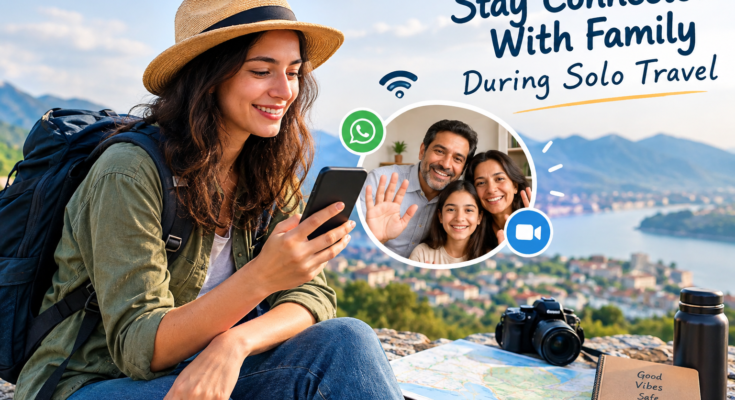 How to Stay Connected With Family During Solo Travel